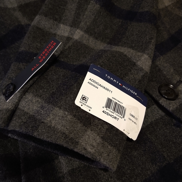 Tommy Hilfiger Addison "The Flex"Wool-Blend Modern-Fit Trench Coat - Picture 12 of 15